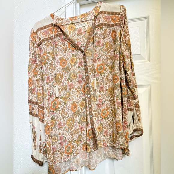 Spell & The Gypsy Collective Juniper Blouse In Cream - Picture 5 of 11